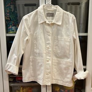 Everlane White Utility Jacket
